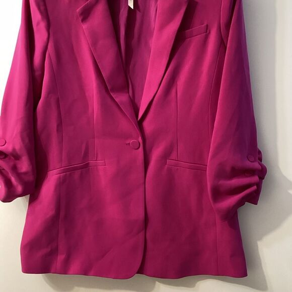 Cinq à Sept Khloe Blazer In Fuchsia Pink - Picture 7 of 16